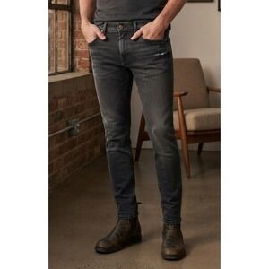 Levi's Premium 512‎ Slim Taper Denim Jeans Men 30x32 Washed Black Cotton Stretch